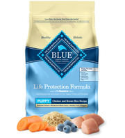 Blue Buffalo Puppy Chicken and Brown Rice Dry Dog Food 