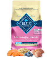 Blue Buffalo Life Protection Formula Adult Small Breed Chicken and Brown Rice Dry Dog Food 