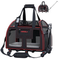 Load image into Gallery viewer, Luxury Lorry Pet Carrier with Removable Wheels and Telescopic Handle
