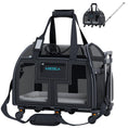 Load image into Gallery viewer, Luxury Lorry Pet Carrier with Removable Wheels and Telescopic Handle
