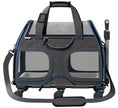 Load image into Gallery viewer, Luxury Rider Pet Carrier with Removable Wheels and Telescopic Handle
