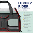 Load image into Gallery viewer, Luxury Rider Pet Carrier with Removable Wheels and Telescopic Handle
