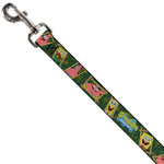 Dog Leash - SpongeBob & Patrick Starfish Bamboo Frames/Logo
