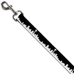 Dog Leash - Seattle Solid Skyline Black/White