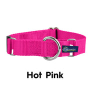 5/8″ and 1″ Hot Pink Nylon Dog Collar