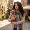 Load image into Gallery viewer, EcoBark Lavender Dog Harness - Over-the-Head Soft Mesh Vest Halter for XS to Medium Breed Dogs
