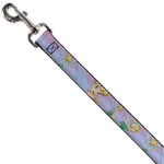 Dog Leash - Tinker Bell Poses Purple/Pink Fade