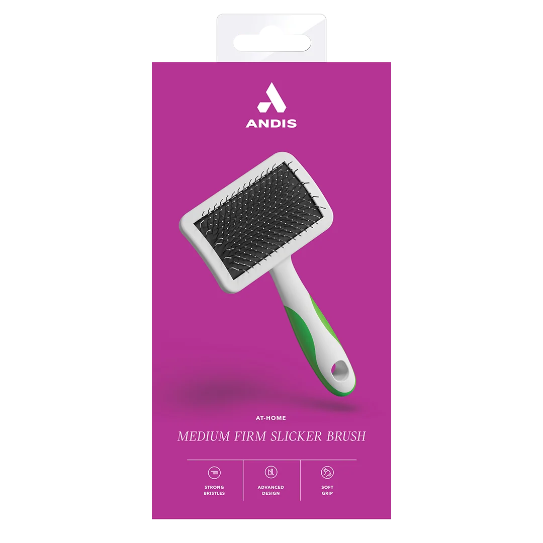 Dog Medium Firm Slicker Brush by Andis