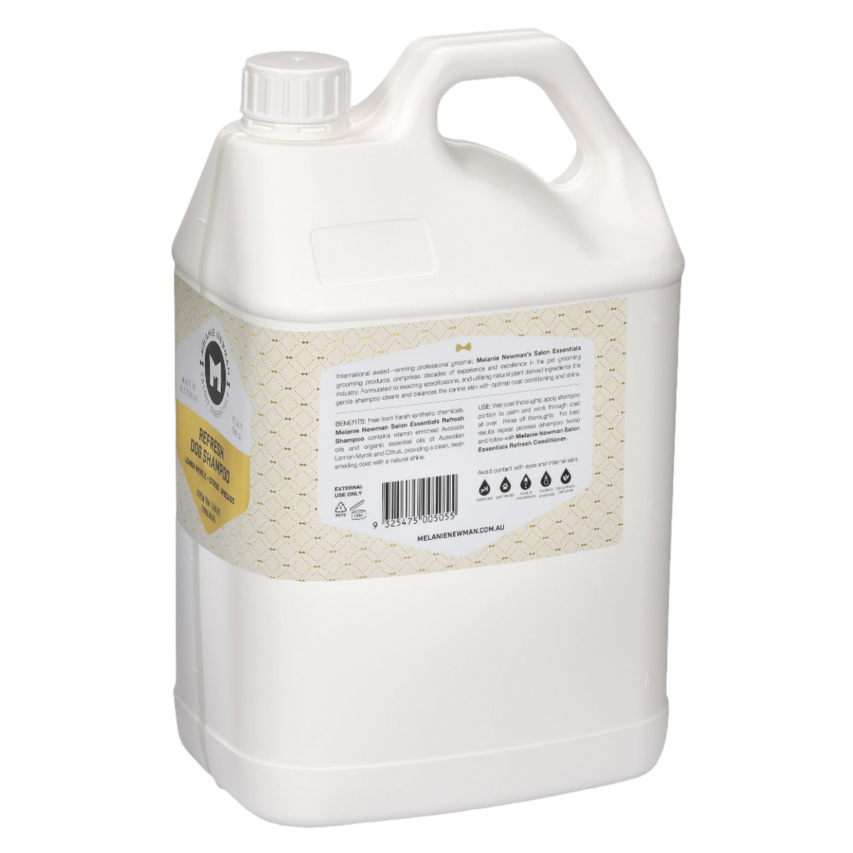 Dog Refresh Shampoo 5L by Melanie Newman