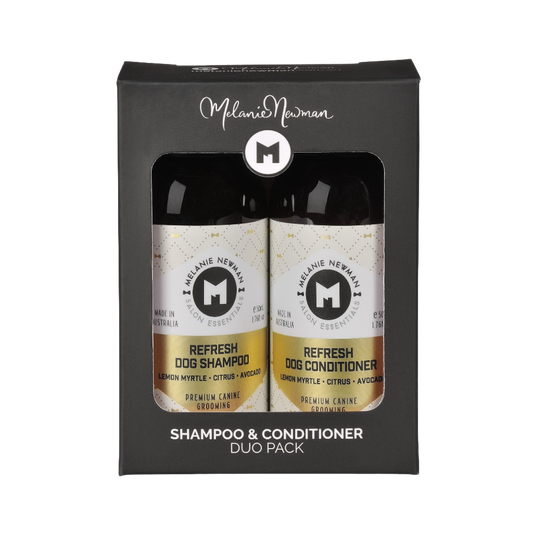 Refresh Shampoo & Conditioner 50ml Duo Pack by Melanie Newman professional dog grooming tool Southlake Paws