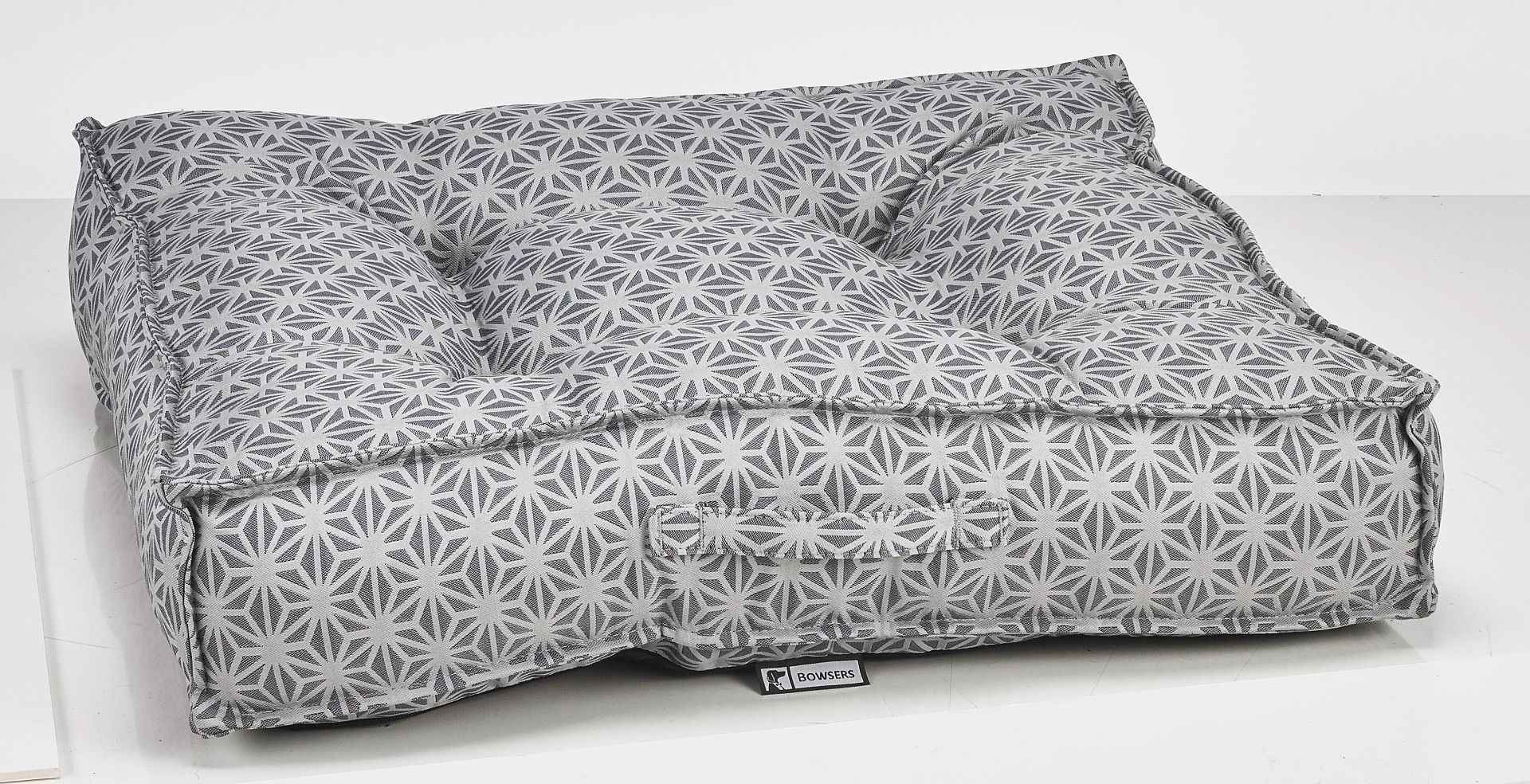 Bowsers Piazza Mercury Round Bolster Dog Bed - 360-Degree Head and Neck Support