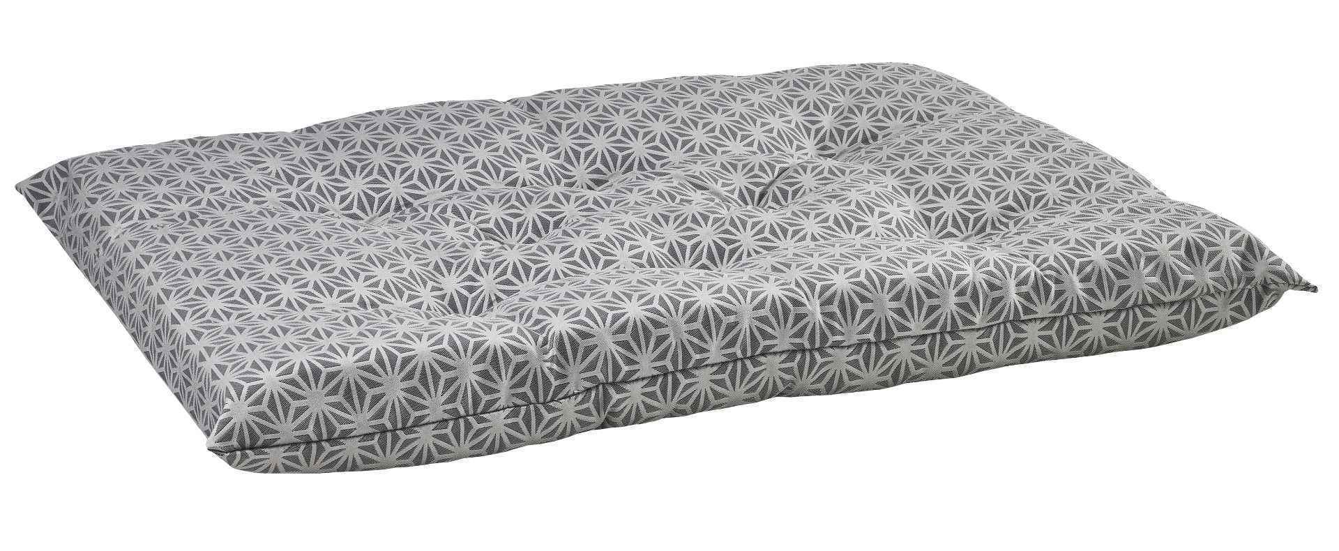 Bowsers Mercury Tufted Dog Crate Cushion - Washable Crate and Lounge Comfort