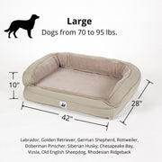 EZ-Wash Fleece Headrest Dog Bed