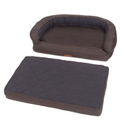 EZ-Wash Softshell Headrest Memory Foam Dog Bed
