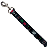 Dog Leash - Star Wars Darth Vader Utility Belt Bounding3 Black/Grays/Reds/Greens