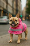 Load image into Gallery viewer, Parisian Pet 'Pink Raincoat' for Dogs & Cats, Waterproof Dog Raincoat, Designer Pet Coat, Pink
