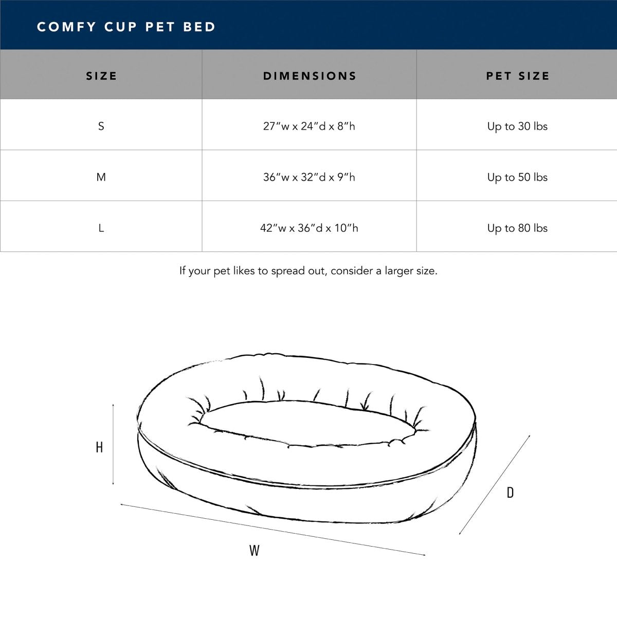Microfiber Comfy Cup - Pet Bed