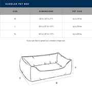 Microfiber Kuddle Lounge Comfort Dog Bed 