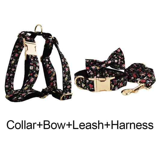 Midnight Blossom Floral Set