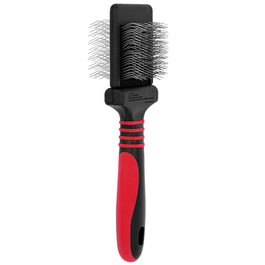 Mini Dematting Extra Firm Red Slicker Brush by Dog Fashion Spa professional dog grooming tool Southlake Paws