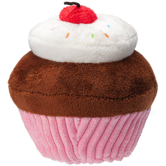 6" Cupcake Pink Dog Toy - Southlake Paws