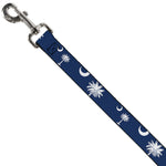 Dog Leash - South Carolina Flags Scattered