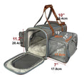 Load image into Gallery viewer, Mr. Peanut's Gold Series Big Apple XL Size Airline Compliant Double Expandable Pet Carrier - Southlake Paws
