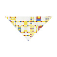 Load image into Gallery viewer, Mondrian Broadway Boogie Woogie Double-Sided Pet Bandana
