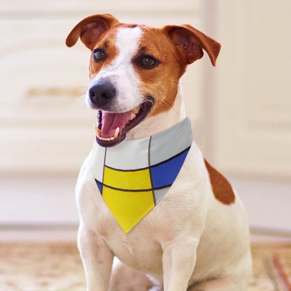 Mondrian Composition A Pet Scarf
