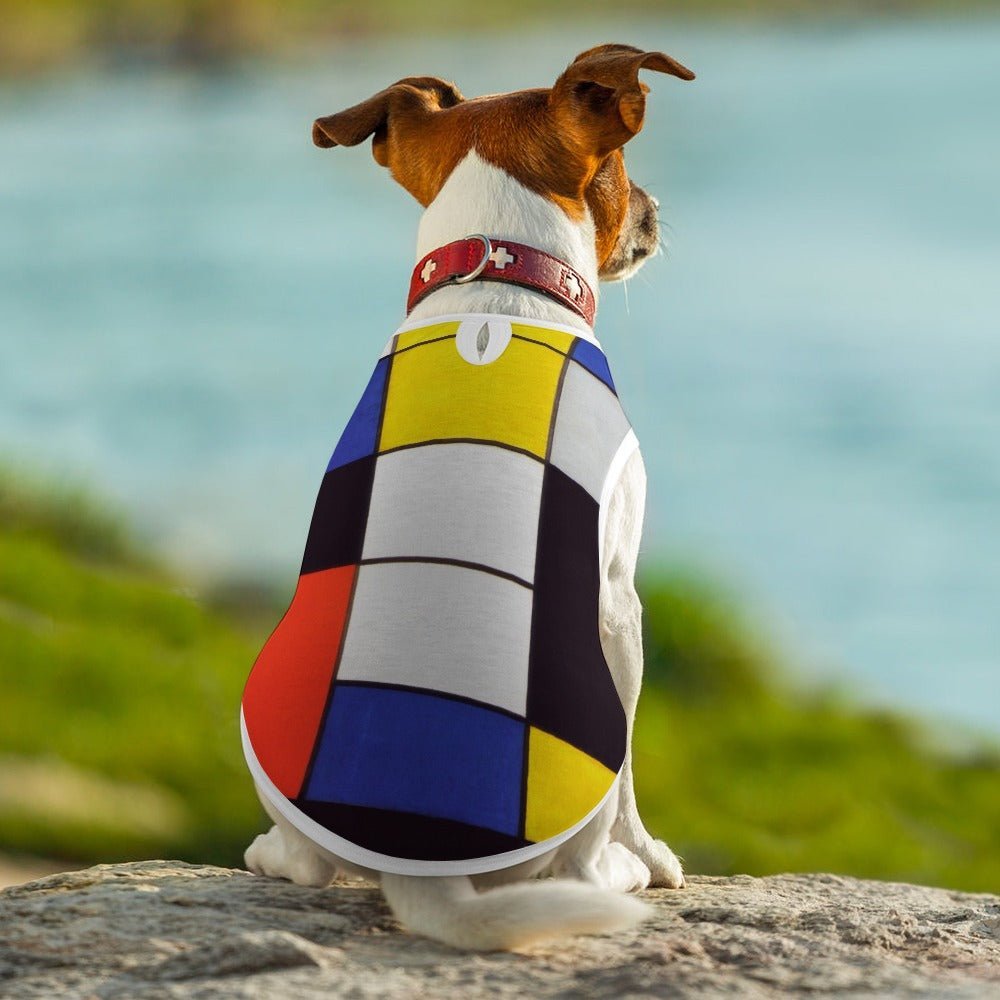 Mondrian Composition A Pet Vest
