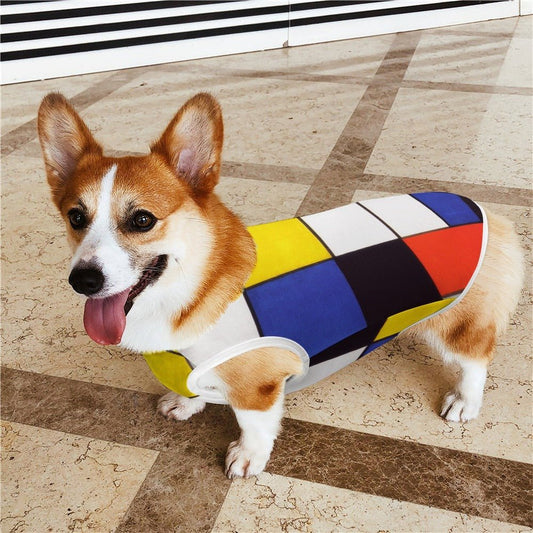 Mondrian Composition A Pet Vest