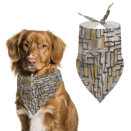 Mondrian Tableau No. 2, Composition No. VII Pet Scarf