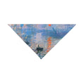 Load image into Gallery viewer, Monet Impression, Sunrise Double-Sided Pet Bandana
