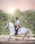 Load image into Gallery viewer, Moonstone Blue Saddle Pad Set
