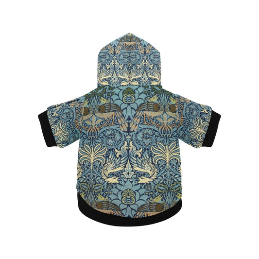 Morris Peacock and Dragon Button Hoodie