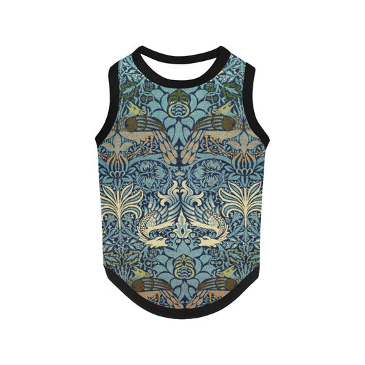 Morris Peacock and Dragon Tank Top luxury pet product from Southlake Paws