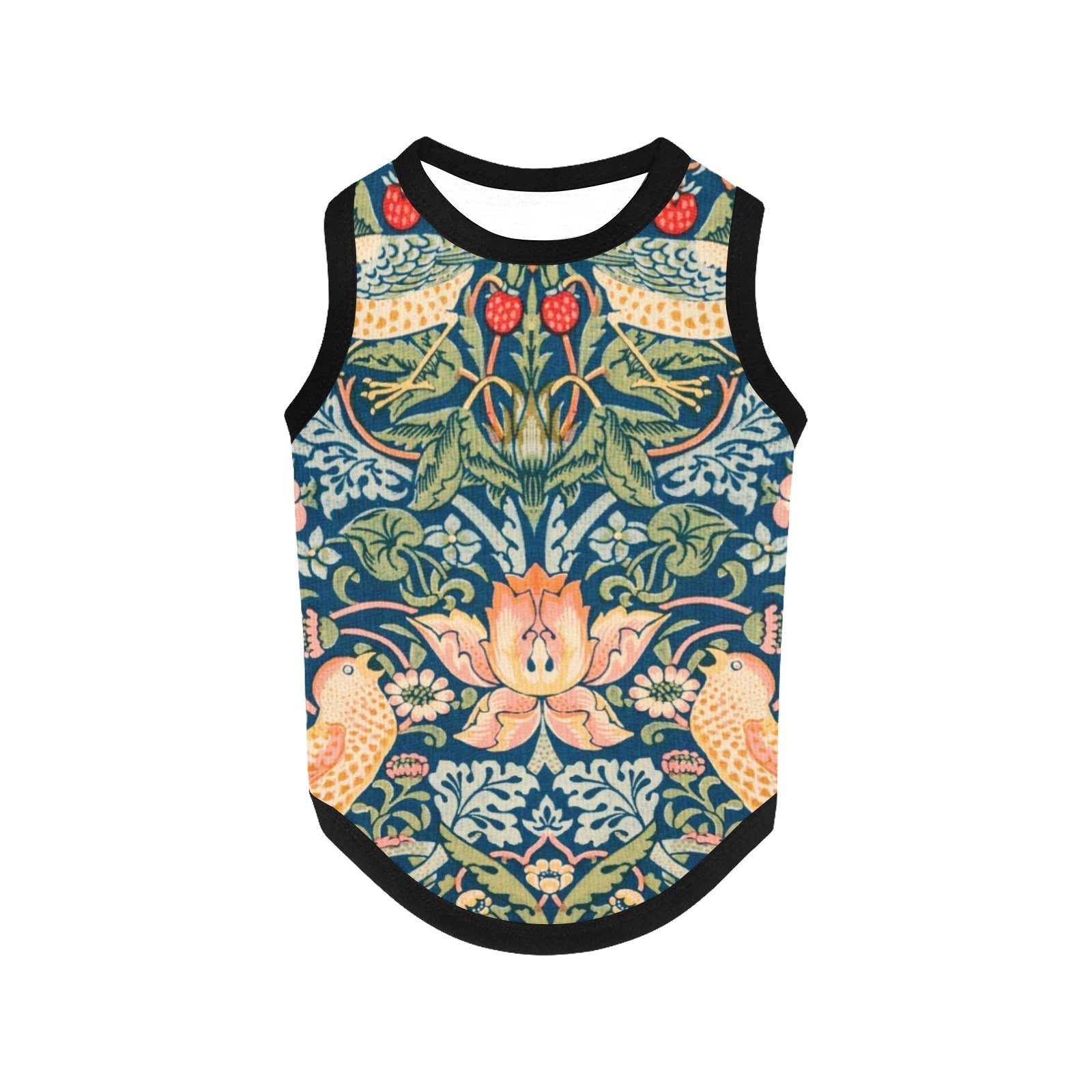 Morris Strawberry Thief Tank Top luxury pet product from Southlake Paws
