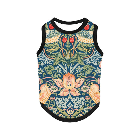 Morris Strawberry Thief Tank Top luxury pet product from Southlake Paws