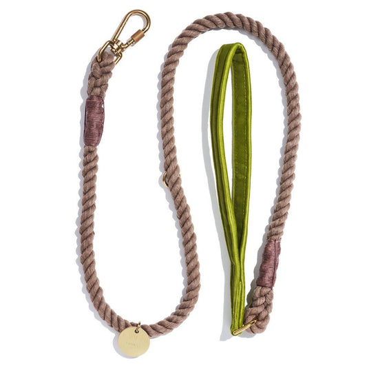 Standard 5ft Leads Premium Moss Washable Velvet Animal Leash