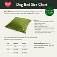 Load image into Gallery viewer, Moss Washable Velvet Dog Bed
