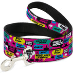 Dog Leash - Girls Rule Bubbles