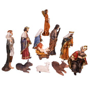 Kurt Adler 18-Inch Nativity Table Piece 11 PC Set