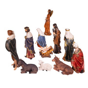 Kurt Adler 18-Inch Nativity Table Piece 11 PC Set