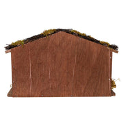 Kurt Adler 1.25-5.25-Inch Porcelain Nativity Figures With Wooden Stable, 9-Pieces