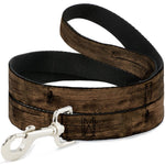 Dog Leash - Wood Grain3 Horizontal Brown