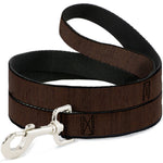 Dog Leash - Wood Grain Vertical Brown