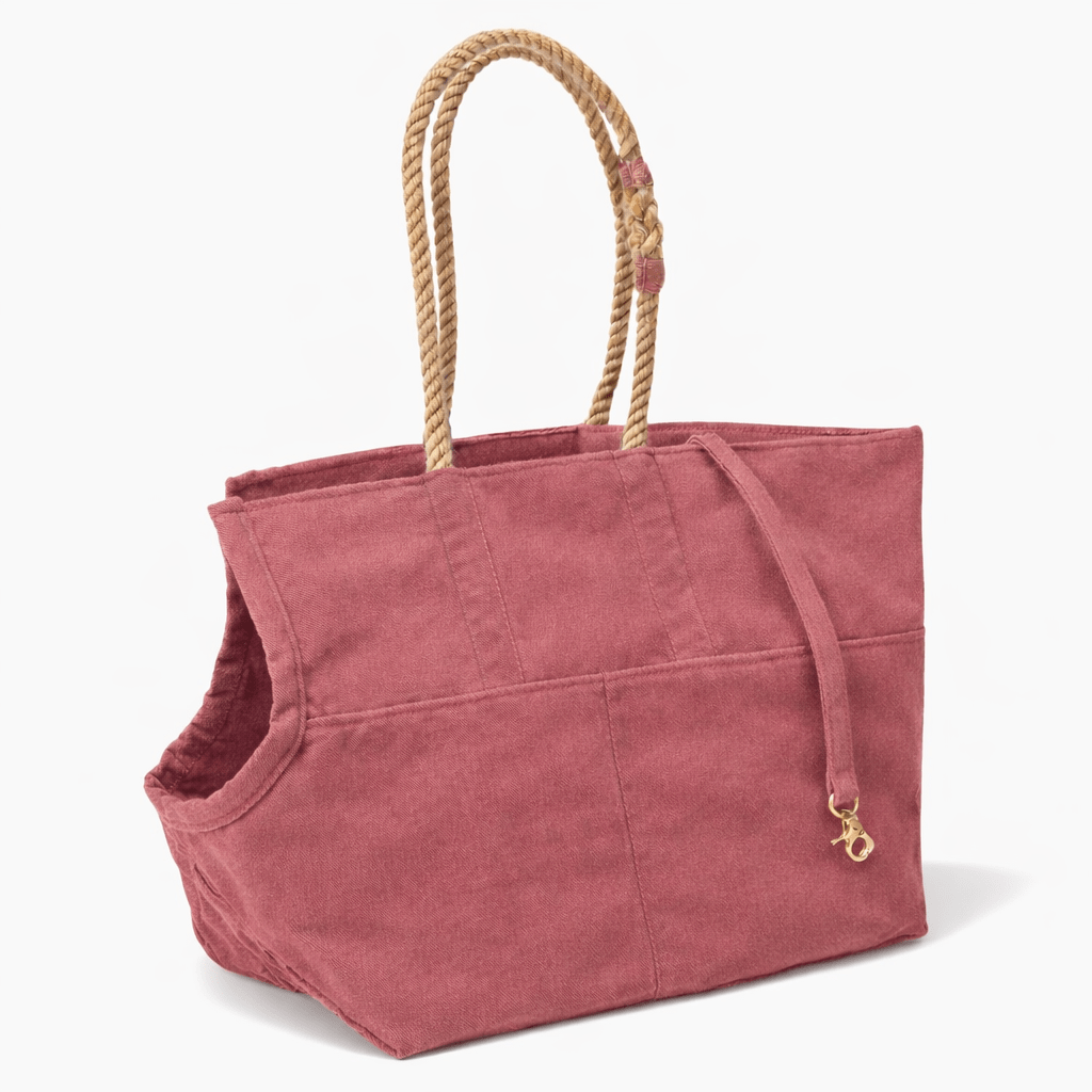 Dog Totes Premium Nantucket Waxed Cotton Canvas Dog Carrier