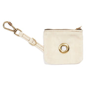 Natural Cotton Canvas Poop Bag Pouch