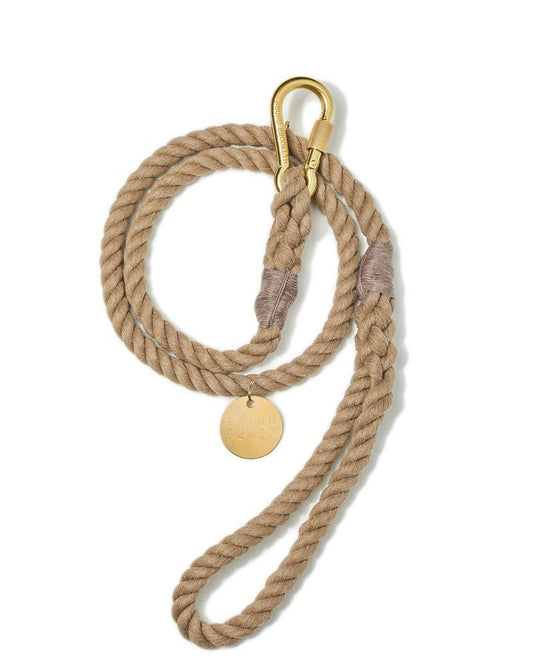 Standard 5ft Leads Premium Natural Rope Dog Leash, Standard