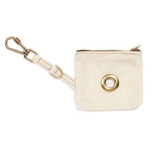 Poop Bag Pouches Premium Natural Cotton Canvas Poop Bag Pouch